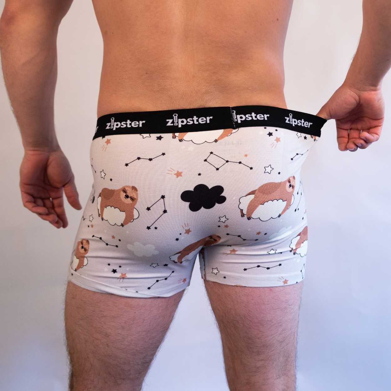 Herren Boxershorts Faultier