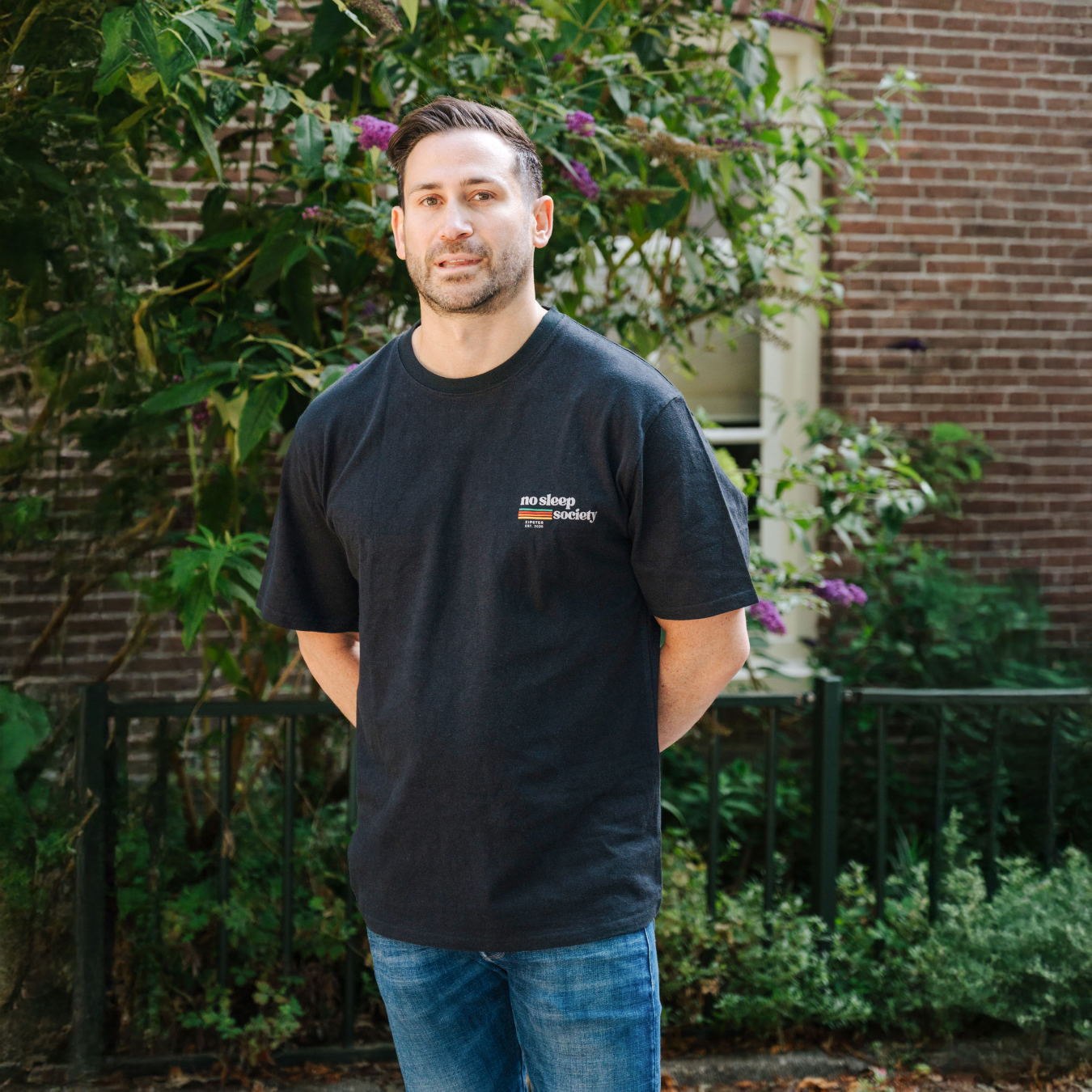 Men's Hemp T-Shirt - No Sleep Club