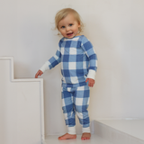 Kinder PJ Set Bauernhof Kariert
